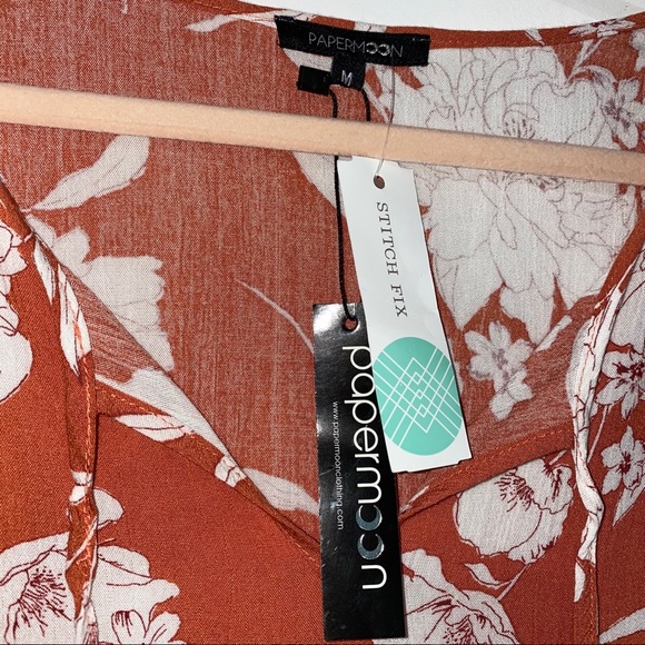 Papermoon Stitch Fix Amparo Tie Neck Tunic - Picture 3 of 8